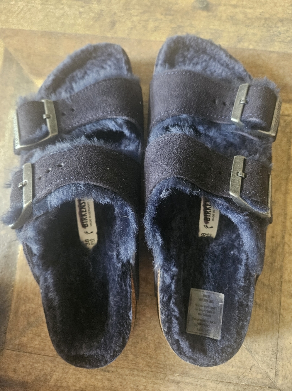 Birkenstock "Arizona Shearling" Size 38 - NWT!!!